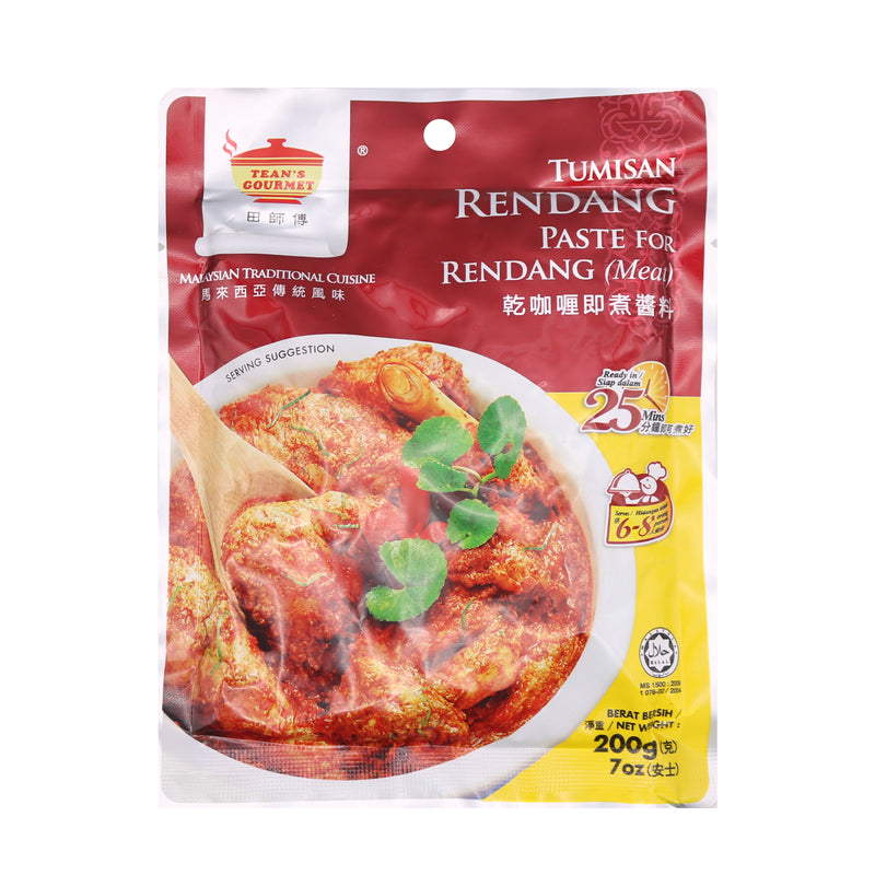 Tean's Gourmet Tumisan Rendang Paste 200g | Tuk Tuk Mart