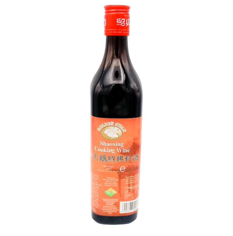 Gloden Swan Shaoxing Cooking Wine 金天鵝紹興料酒 500ml | Tuk Tuk Mart