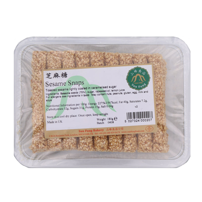 Sun Fung Bakery Sesame Snaps 180g | Tuk Tuk Mart