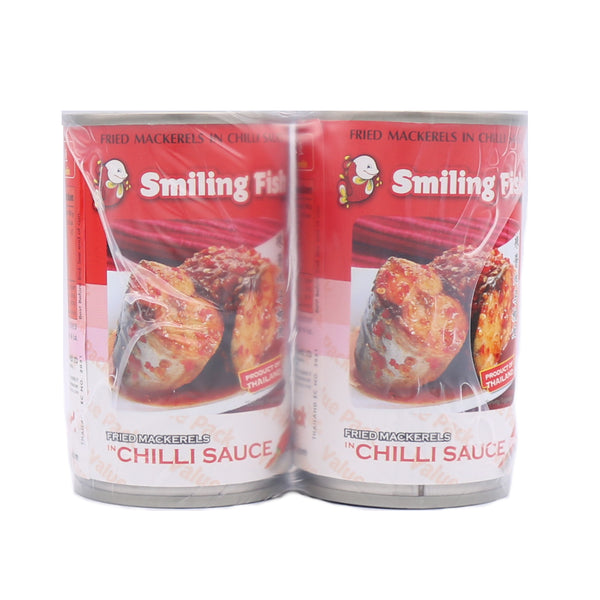 Smiling Fish Fried Mackerels in Chilli Sauce 310g (2x155g) | Tuk Tuk Mart