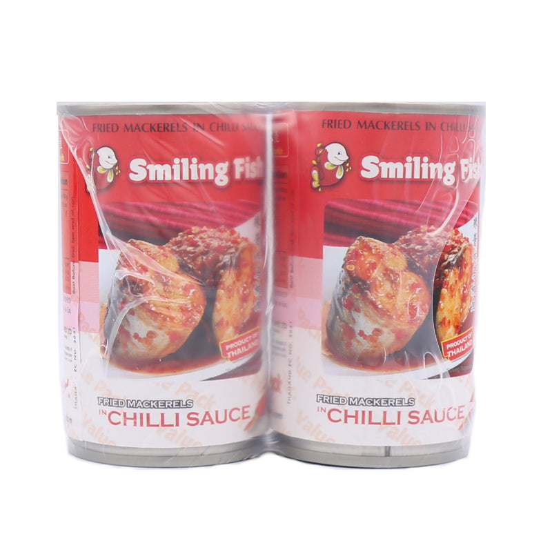 Smiling Fish Fried Mackerels in Chilli Sauce 310g (2x155g) | Tuk Tuk Mart