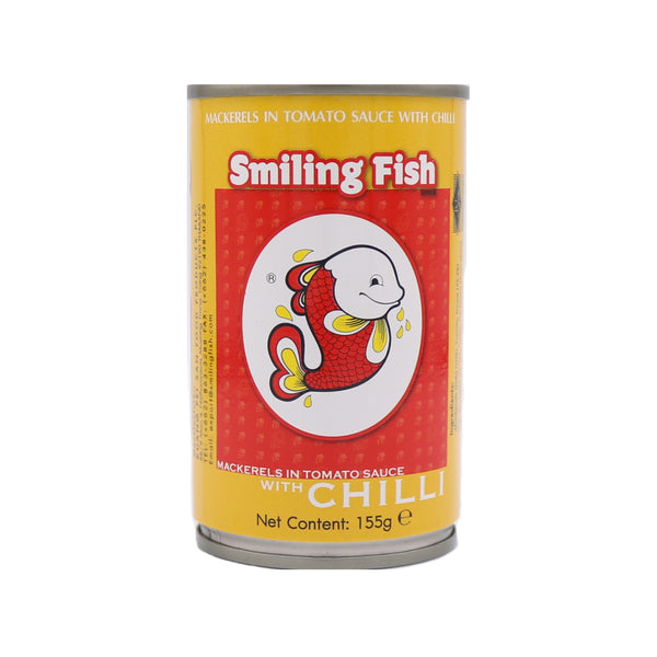 Smiling Fish Mackerels in Tomato Sauce with Chilli 155g | Tuk Tuk Mart
