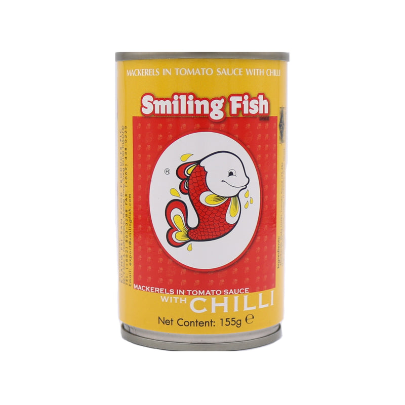 Smiling Fish Mackerels in Tomato Sauce with Chilli 155g | Tuk Tuk Mart