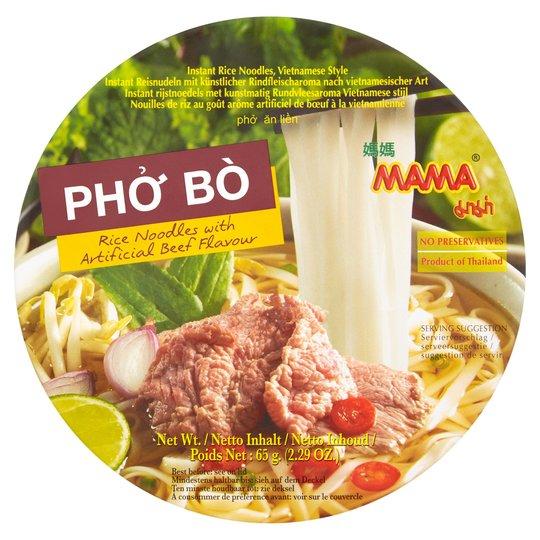 Pho store instant noodles