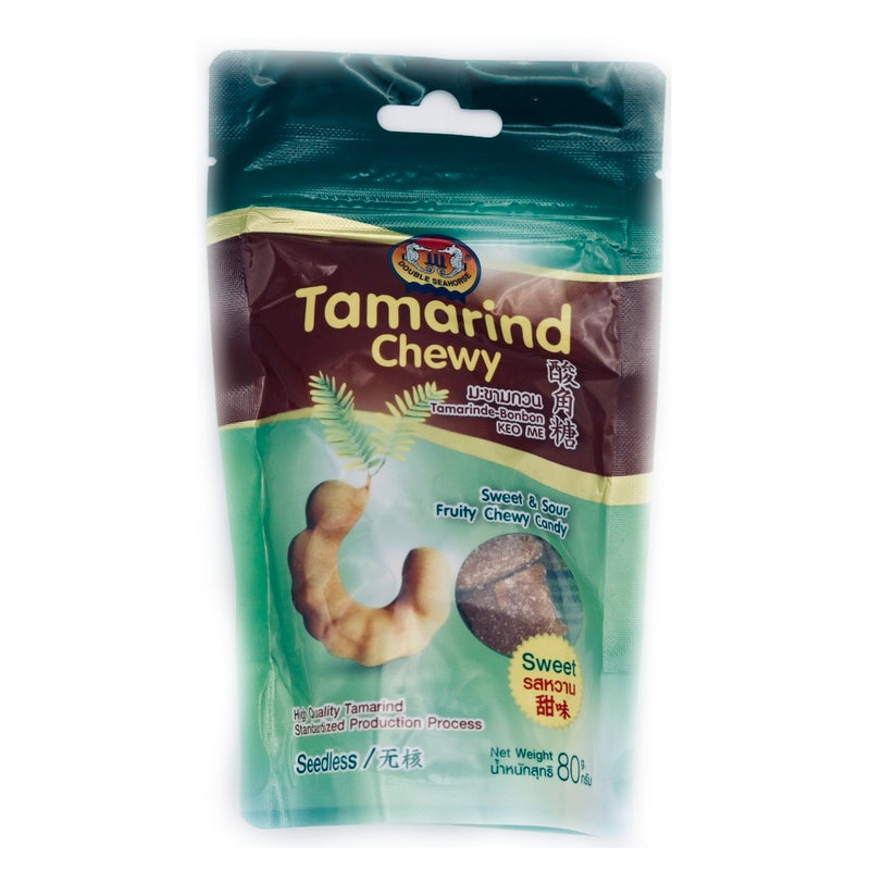 Tamarind Chewy Candy (Seedless) 酸角糖 80g | Tuk Tuk Mart