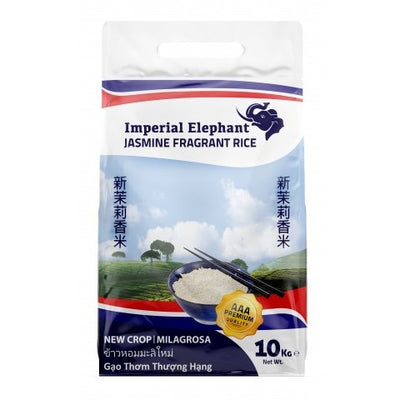 Imperial Elephant Jasmine Fragrant Rice 10kg | Tuk Tuk Mart