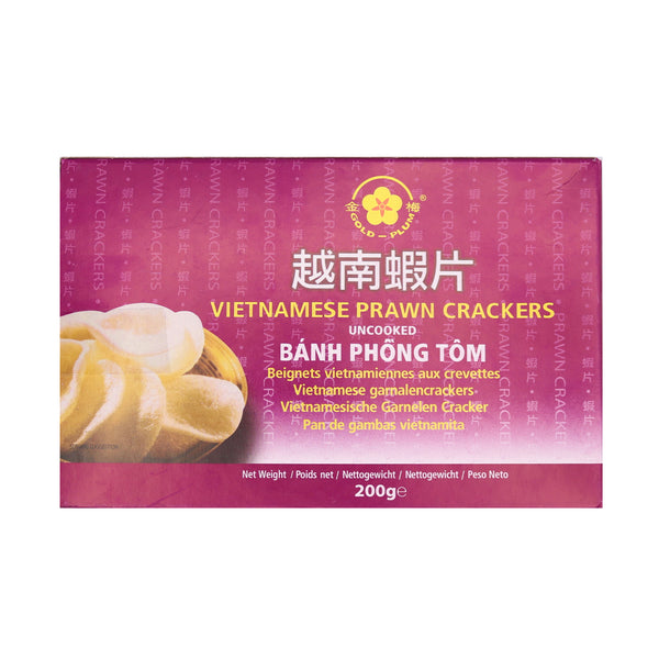 Gold Plum Brand Vietnamese Prawn Crackers (uncooked) 200g | Tuk Tuk Mart