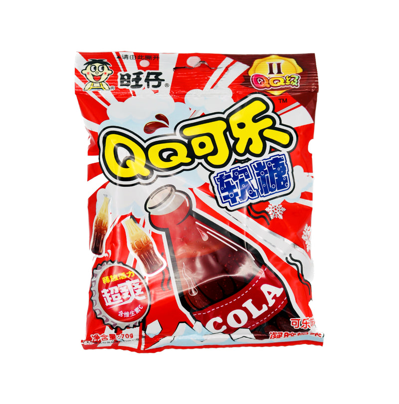 *QQ Cola Flavour Soft Candy 70g 旺仔QQ糖可樂味 70g | Tuk Tuk Mart