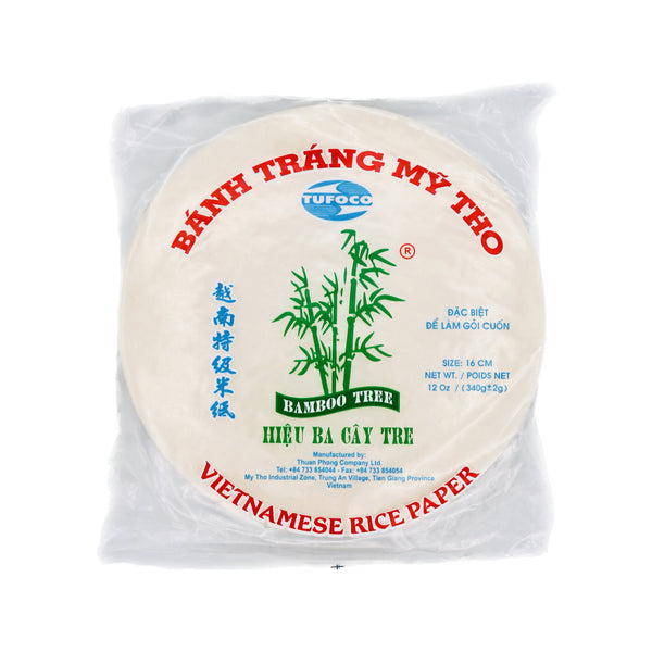 Bamboo Tree Vietnamese Rice Paper 越南特級米紙 (Round/ 16cm) 340g | Tuk Tuk Mart