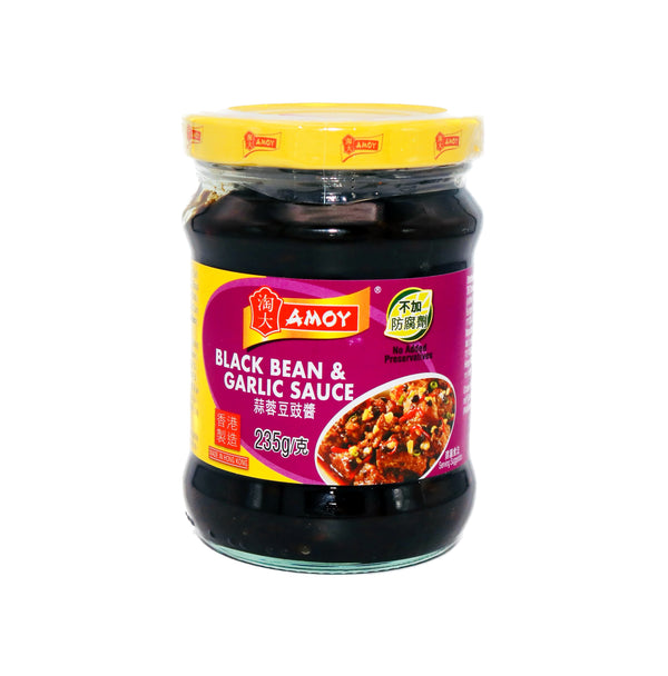 Amoy Black Bean & Garlic Sauce 淘大蒜蓉豆豉醬 235g | Tuk Tuk Mart