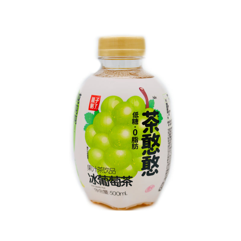 *GZSL Ice Grape Tea Drink 果子熟了茶憨憨果茶-冰葡萄茶 500ml | Tuk Tuk Mart